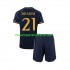 Camiseta de Fútbol Real Madrid Brahim Diaz 21 Niño Exterior 2023-2024 Manga Corta