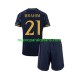 Camiseta de Fútbol Real Madrid Brahim Diaz 21 Niño Exterior 2023-2024 Manga Corta