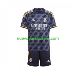 Camiseta de Fútbol Real Madrid Niño Exterior 2023-2024 Manga Corta