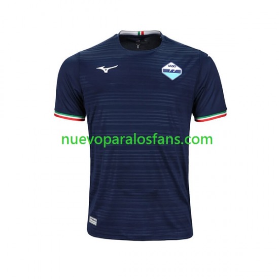 Camiseta de Fútbol SS Lazio Hombre Exterior 2023-2024 Manga Corta