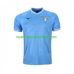 Camiseta de Fútbol SS Lazio Hombre Casa 2023-2024 Manga Corta