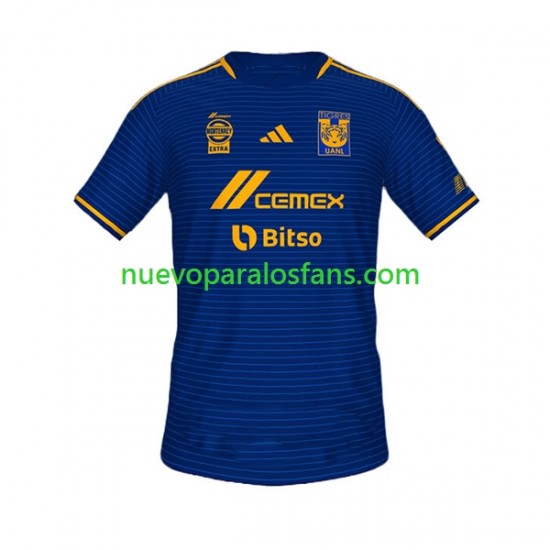 Camiseta de Fútbol Tigres UANL Hombre Exterior 2023-2024 Manga Corta