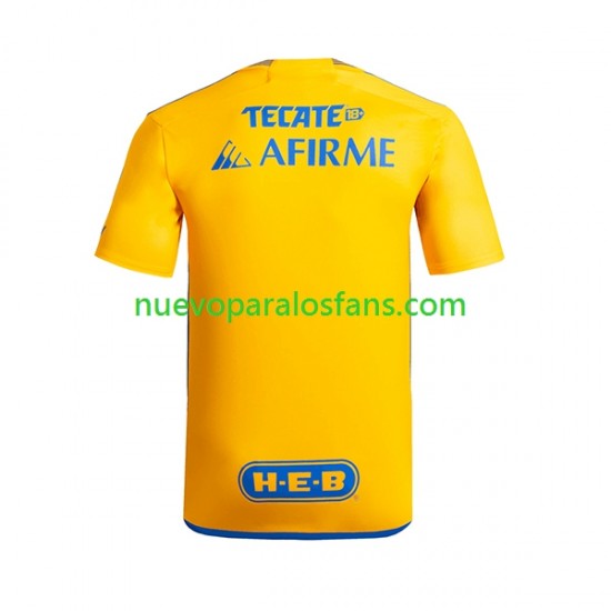 Camiseta de Fútbol Tigres UANL Hombre Casa 2023-2024 Manga Corta