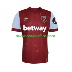 Camiseta de Fútbol West Ham United Hombre Casa 2023-2024 Manga Corta