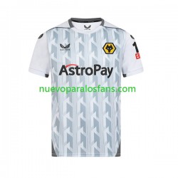 Camiseta de Fútbol Wolverhampton Wanderers Hombre Tercera 2023-2024 Manga Corta