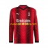 Camiseta de Fútbol AC Milan Hombre Casa 2023-2024 Manga Larga