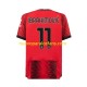 Camiseta de Fútbol AC Milan Ibrahimović 11 Hombre Casa 2023-2024 Manga Corta