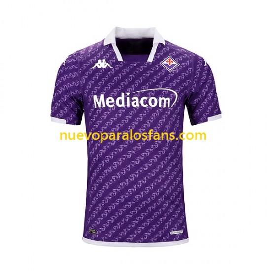 Camiseta de Fútbol ACF Fiorentina Hombre Casa 2023-2024 Manga Corta
