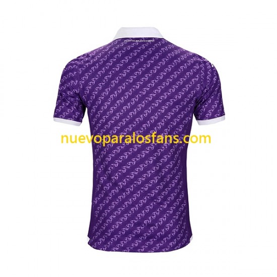 Camiseta de Fútbol ACF Fiorentina Hombre Casa 2023-2024 Manga Corta