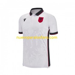 Camiseta de Fútbol Albania Hombre Exterior 2023 Manga Corta