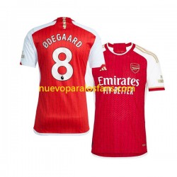 Camiseta de Fútbol Arsenal Martin Odegaard 8 Hombre Casa 2023-2024 Manga Corta