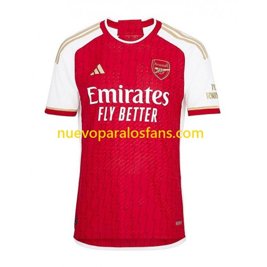 Camiseta de Fútbol Arsenal Martin Odegaard 8 Niño Casa 2023-2024 Manga Corta