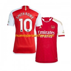 Camiseta de Fútbol Arsenal Smith Rowe 10 Hombre Casa 2023-2024 Manga Corta