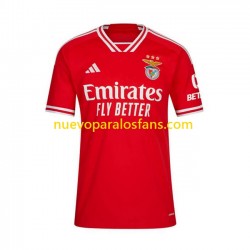 Camiseta de Fútbol Benfica Hombre Casa 2023-2024 Manga Corta