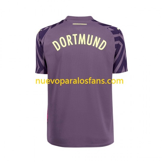 Camiseta de Fútbol Borussia Dortmund Portero Hombre Casa 2023-2024 Manga Corta