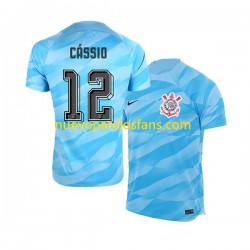 Camiseta de Fútbol Corinthians Cassio 12 Portero Hombre Casa 2023-2024 Manga Corta