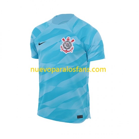 Camiseta de Fútbol Corinthians Portero Hombre Casa 2023-2024 Manga Corta