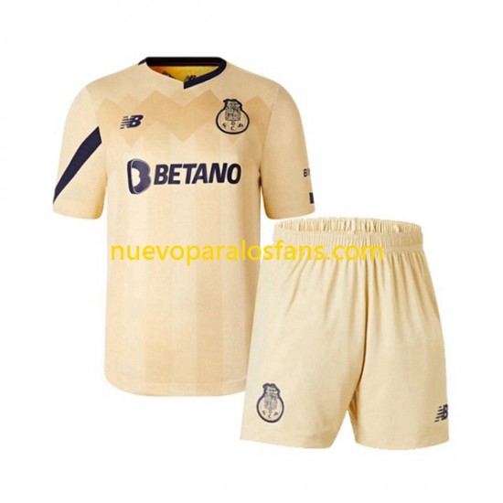 Camiseta de Fútbol FC Porto Niño Exterior 2023-2024 Manga Corta