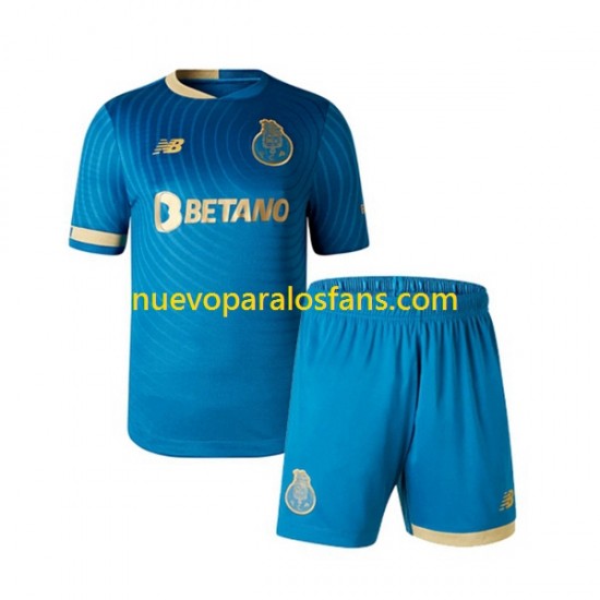 Camiseta de Fútbol FC Porto Niño Tercera 2023-2024 Manga Corta