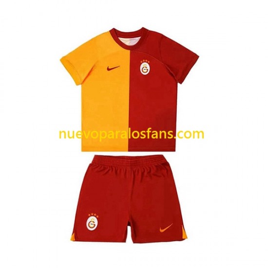 Camiseta de Fútbol Galatasaray SK Niño Casa 2023-2024 Manga Corta