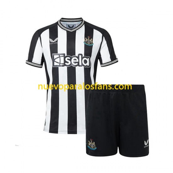 Camiseta de Fútbol Newcastle United Niño Casa 2023-2024 Manga Corta