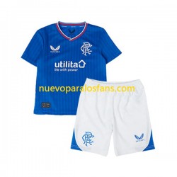 Camiseta de Fútbol Rangers Niño Casa 2023-2024 Manga Corta