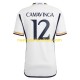 Camiseta de Fútbol Real Madrid Camavinga 12 Hombre Casa 2023-2024 Manga Corta