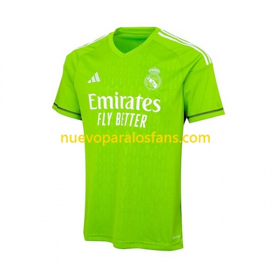 Camiseta de Fútbol Real Madrid Portero Hombre Casa 2023-2024 Manga Corta