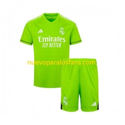 Camiseta de Fútbol Real Madrid Portero Niño Casa 2023-2024 Manga Corta