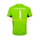 Camiseta de Fútbol Real Madrid Thibaut Courtois 1 Portero Hombre Casa 2023-2024 Manga Corta