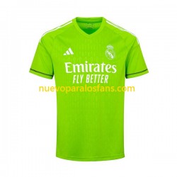 Camiseta de Fútbol Real Madrid Thibaut Courtois 1 Portero Hombre Casa 2023-2024 Manga Corta