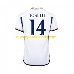 Camiseta de Fútbol Real Madrid JOSELU 14 Hombre Casa 2023-2024 Manga Corta
