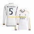 Camiseta de Fútbol Real Madrid Jude Bellingham 5 Hombre Casa 2023-2024 Manga Larga