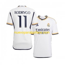Camiseta de Fútbol Real Madrid Rodrygo Goes 11 Hombre Casa 2023-2024 Manga Corta