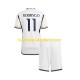 Camiseta de Fútbol Real Madrid Rodrygo Goes 11 Niño Casa 2023-2024 Manga Corta