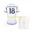 Camiseta de Fútbol Real Madrid TCHOUAMENI 18 Niño Casa 2023-2024 Manga Corta