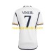 Camiseta de Fútbol Real Madrid Vinicius Junior 7 Hombre Casa 2023-2024 Manga Corta