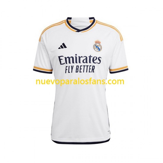 Camiseta de Fútbol Real Madrid Mujer Casa 2023-2024 Manga Corta