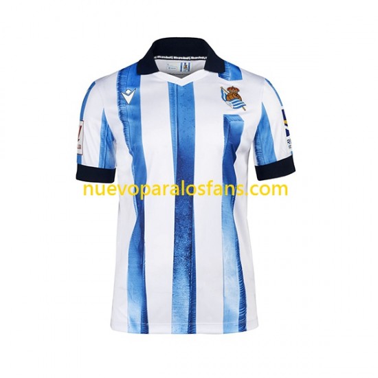 Camiseta de Fútbol Real Sociedad Hombre Casa 2023-2024 Manga Corta
