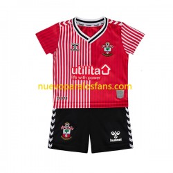 Camiseta de Fútbol Southampton Niño Casa 2023-2024 Manga Corta