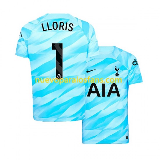 Camiseta de Fútbol Tottenham Hotspur Hugo Lloris 1 Portero Hombre Casa 2023-2024 Manga Corta
