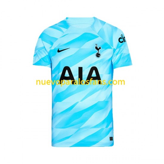 Camiseta de Fútbol Tottenham Hotspur Hugo Lloris 1 Portero Niño Casa 2023-2024 Manga Corta
