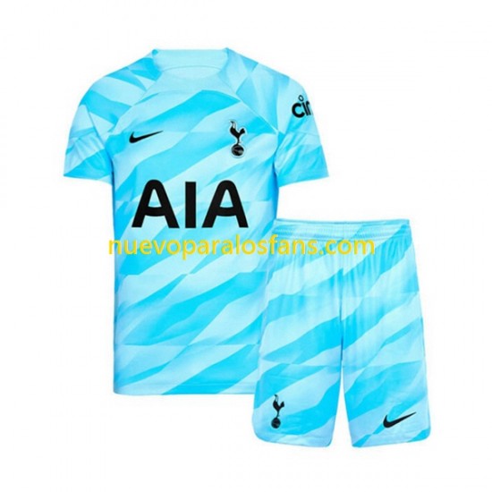 Camiseta de Fútbol Tottenham Hotspur Portero Niño Casa 2023-2024 Manga Corta