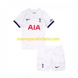 Camiseta de Fútbol Tottenham Hotspur Niño Casa 2023-2024 Manga Corta