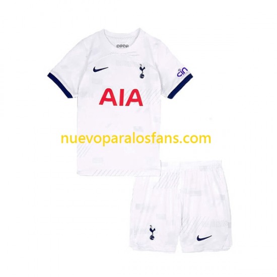 Camiseta de Fútbol Tottenham Hotspur Niño Casa 2023-2024 Manga Corta