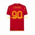 Camiseta de Fútbol AS Roma Romelu Lukaku 90 Hombre Casa 2023-2024 Manga Corta