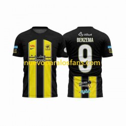 Camiseta de Fútbol Al-Ittihad BENZEMA 9 Hombre Casa 2023-2024 Manga Corta