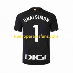 Camiseta de Fútbol Athletic Bilbao UNAI SIMON 1 Portero Hombre Casa 2023-2024 Manga Corta