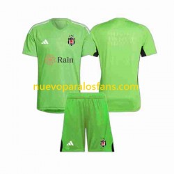 Camiseta de Fútbol Besiktas Portero Niño Exterior 2023-2024 Manga Corta