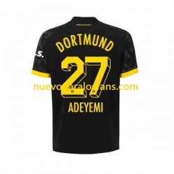 Camiseta de Fútbol Borussia Dortmund Karim Adeyemi 27 Hombre Exterior 2023-2024 Manga Corta